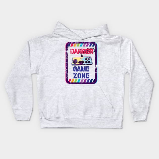 danger zone game Kids Hoodie by ANIMEPEDIA